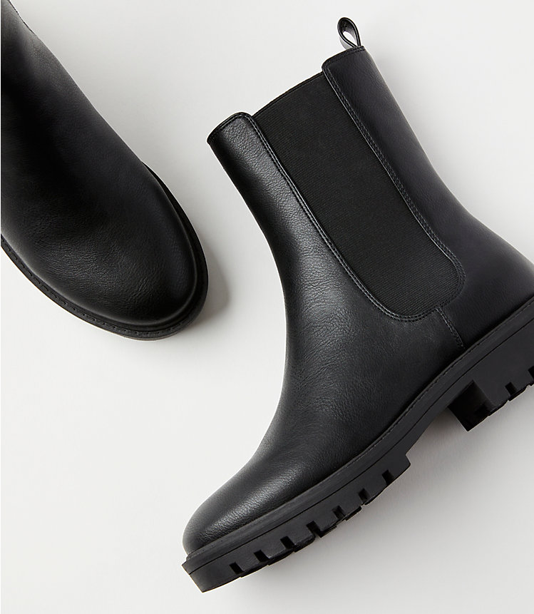 Lug Sole Chelsea Boots image number 1