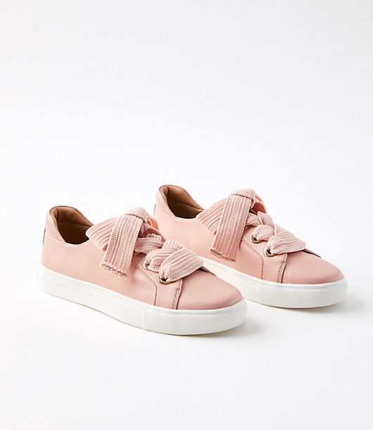 Loft Oversized Lace Up Sneakers