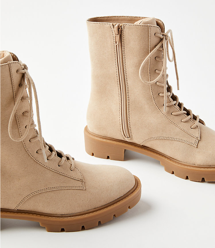 Lace Up Combat Boots image number 1