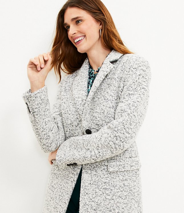 Boucle Two Button Coat image number 1