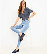 Tall High Rise Sculpt Jeggings in Classic Light Indigo carousel Product Image 2