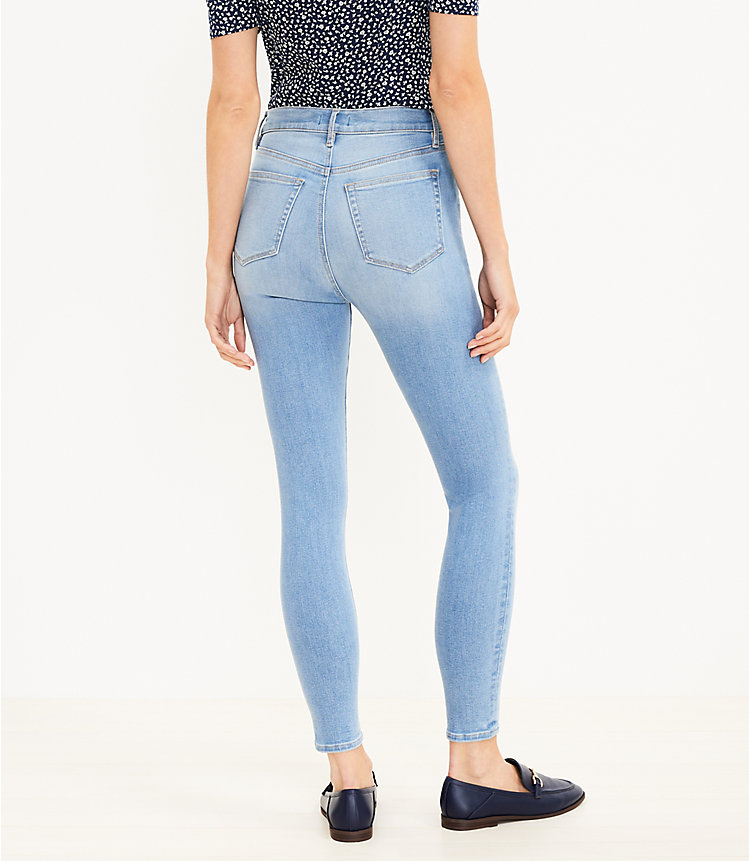 Tall High Rise Sculpt Jeggings in Classic Light Indigo image number 2