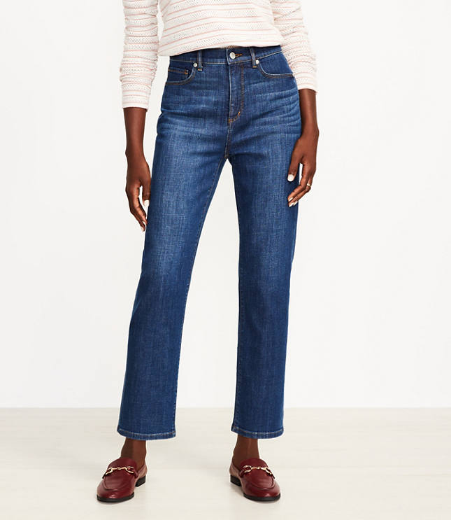 Straight-Leg High-Rise Jean - Curvy Fit