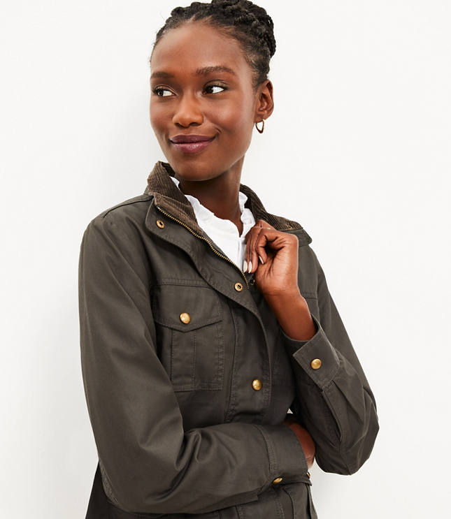 Petite on sale field jacket