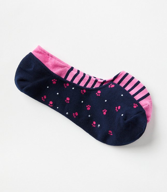 Paw Print No Show Sock Set