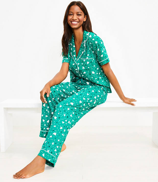 Loft heart pajamas new arrivals