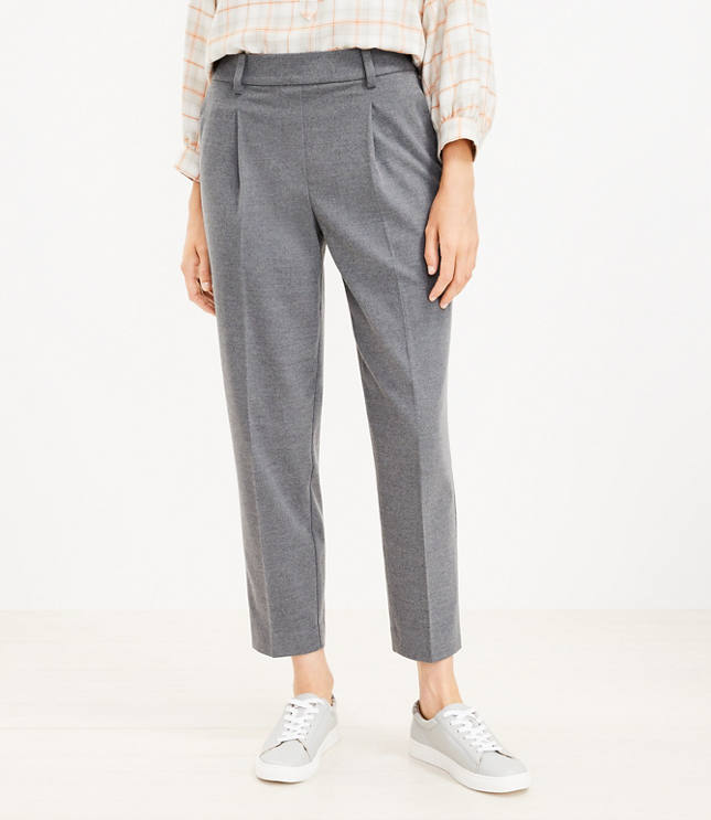 Tall Pull On Taper Pants in Brushed Flannel