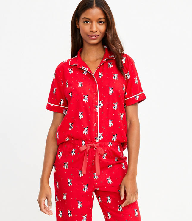 Lisingtool Pajamas for Women Set Women's Double Pocket 3D Ear