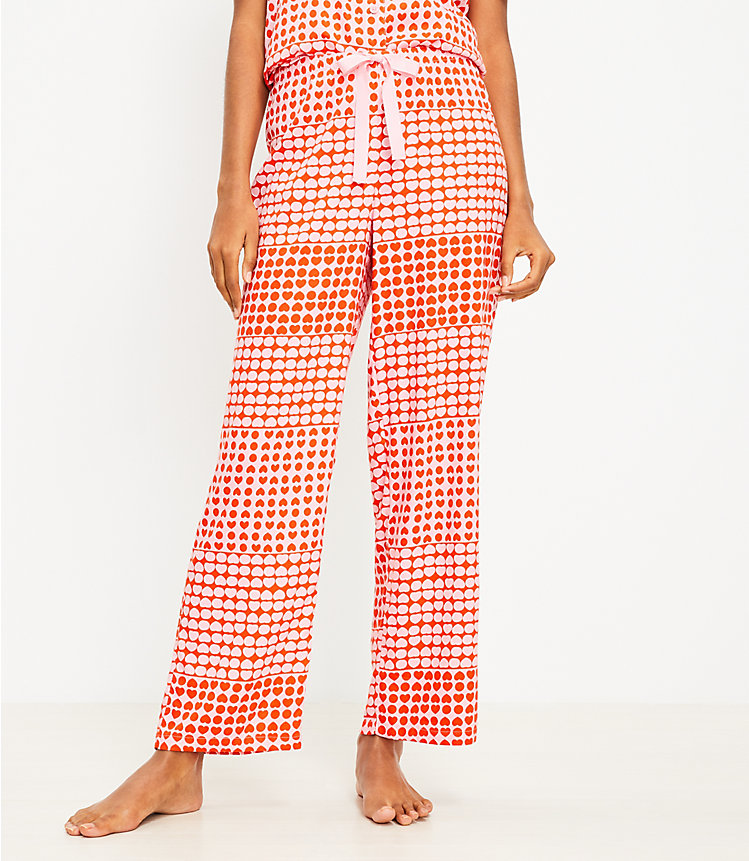 Heart Pajama Pants image number 0