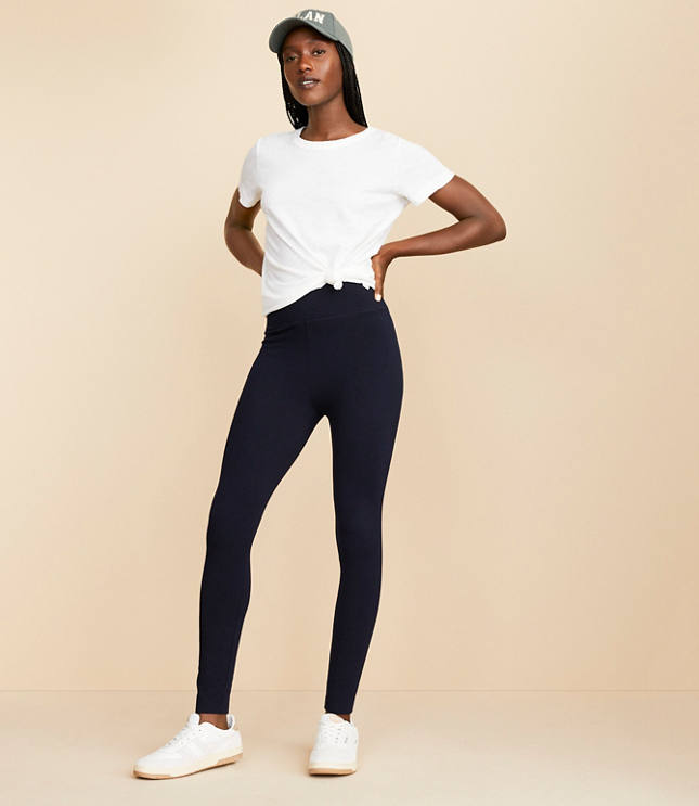 Lou & Grey High Rise Essential Leggings - Forever Navy