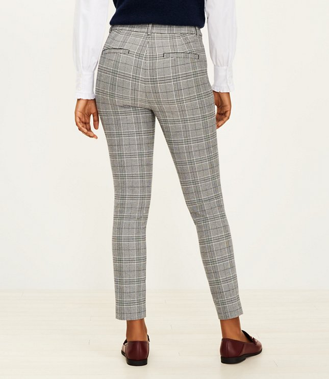 Curvy Sutton Skinny Pants in Plaid