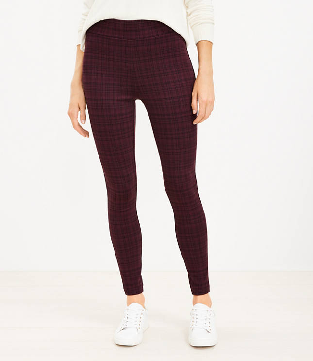 Red Plaid Leggings