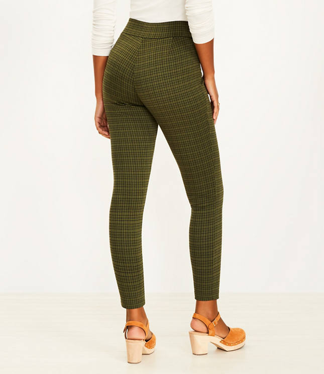 Petite best sale plaid leggings