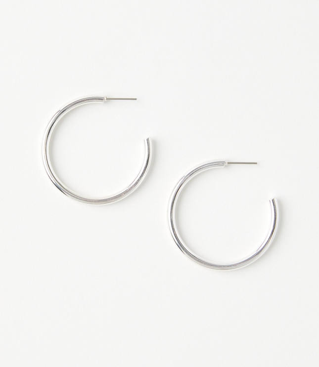 Modern Hoop Earrings