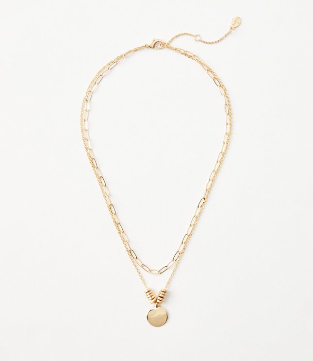 Loft Layered Chain Necklace