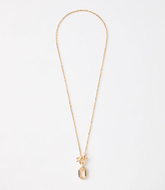 Loft Chain Link Pendant Necklace