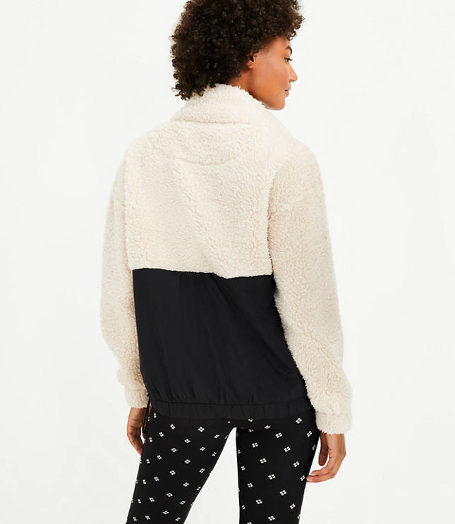 Lou & Grey Colorblock Cozy Up Sherpa Jacket