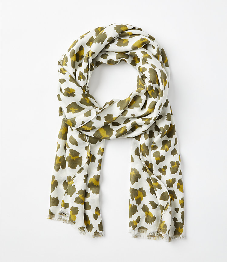 Leopard Paint Scarf image number null
