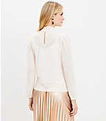 Brushed Lace Turtleneck Top carousel Product Image 3