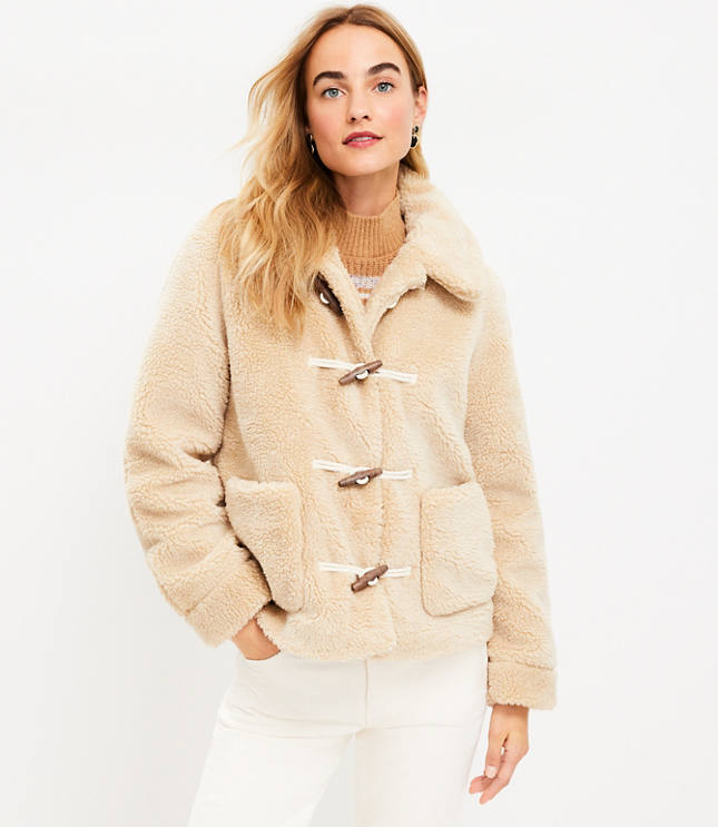 Fur on sale sherpa jacket