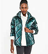 Lou & Grey Shimmer Quilted Puffer Jacket carousel Product Image 1