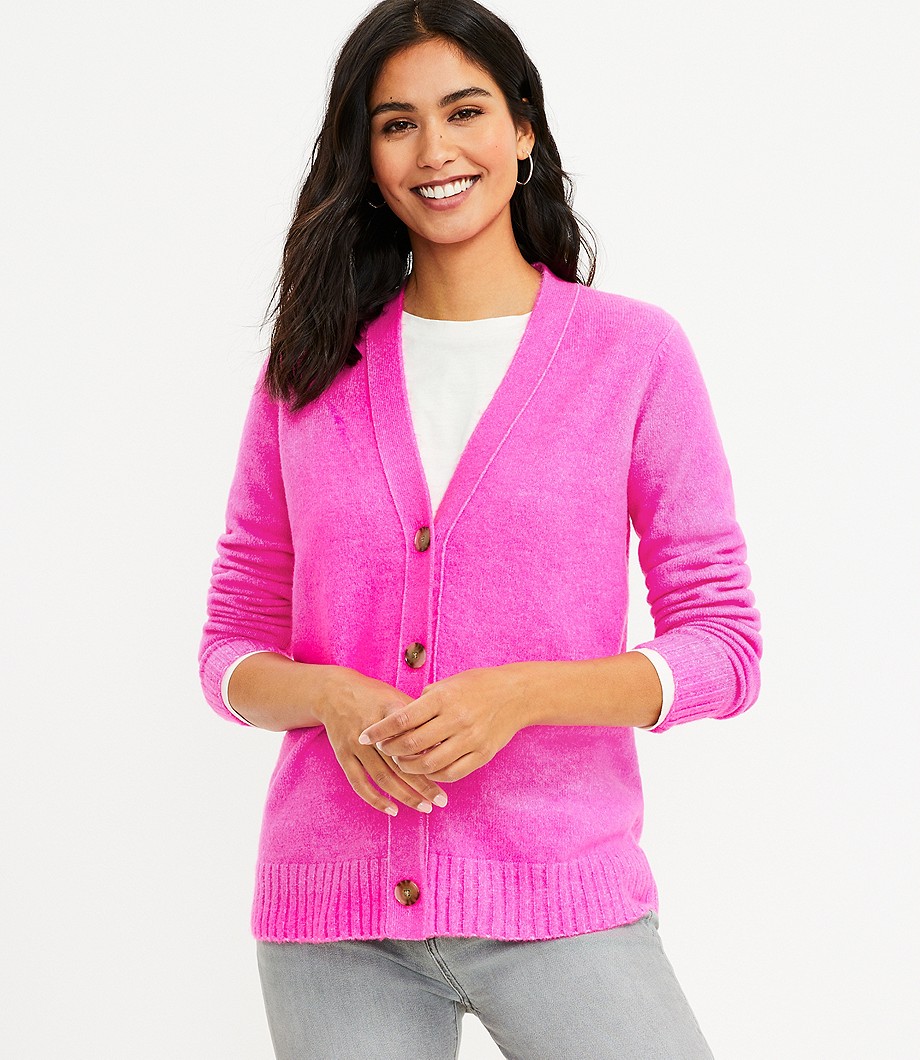 Relaxed Boyfriend Cardigan