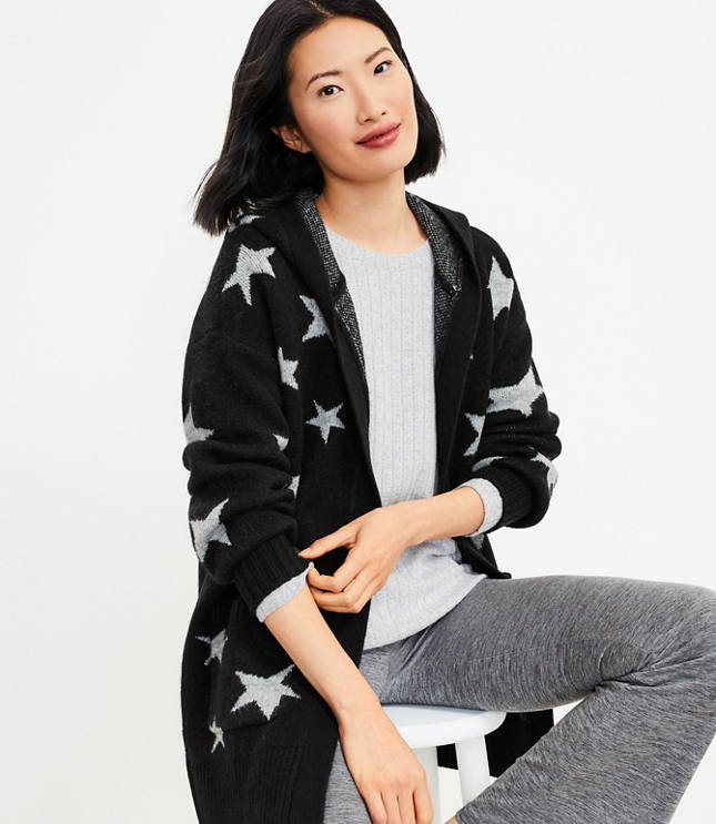 Loft 2024 hooded cardigan