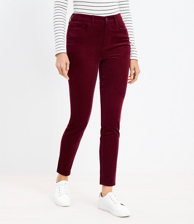 Curvy Skinny Corduroy Pants