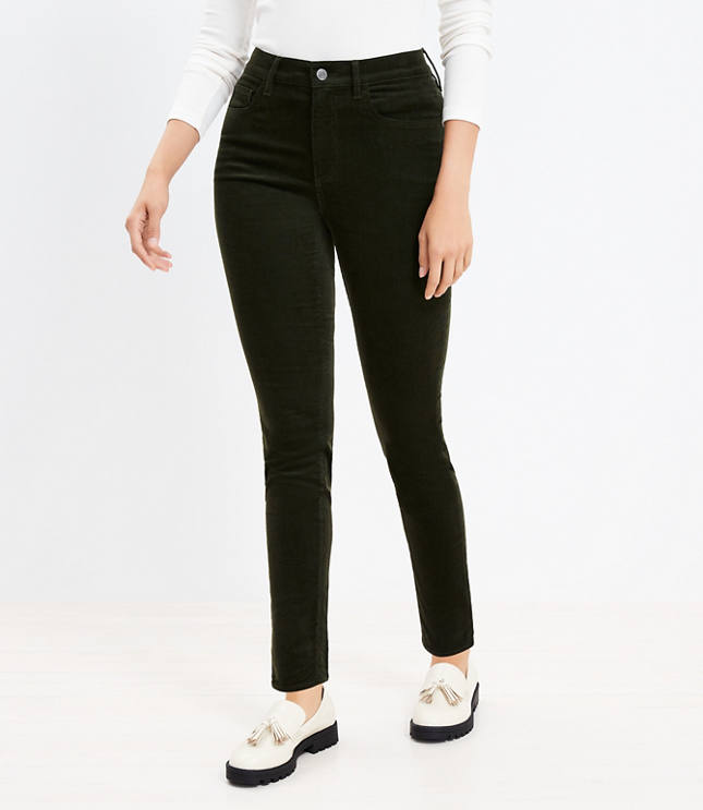 Curvy Skinny Corduroy Pants