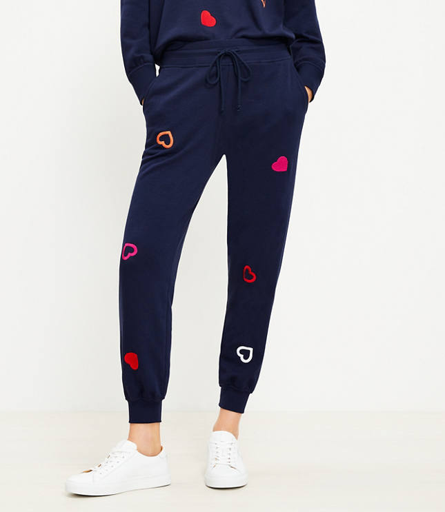 Lou & Grey Heart Cozy Cotton Terry Sweatpants