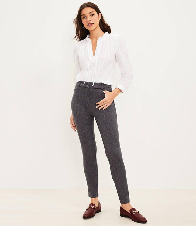 LOFT, Pants & Jumpsuits, Loft Petite Sailor Sateen Leggings In Curvy Fit