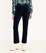 Tall Velvet Kick Crop Pants carousel Product Image 1