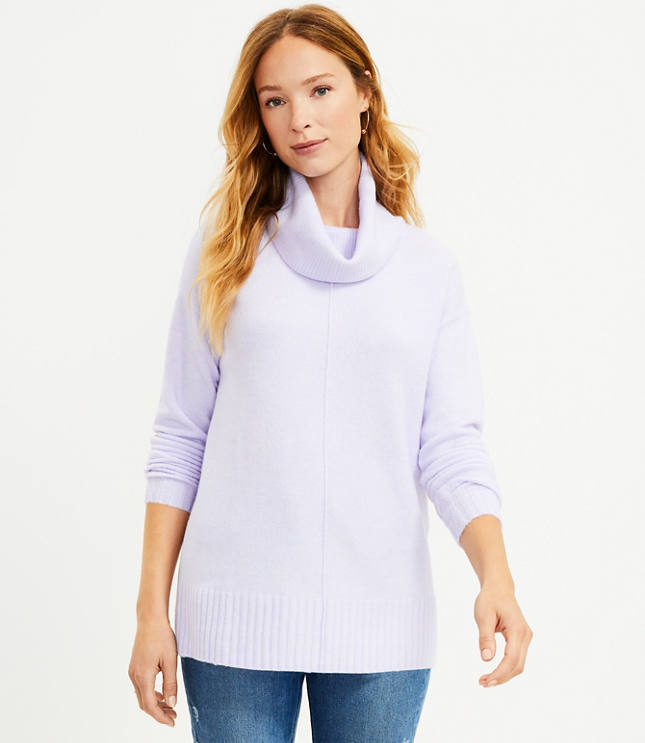 Cowl neck tunic sale sweater loft