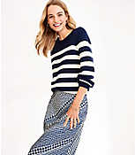 Stripe Crochet Textured Sweater carousel Product Image 6