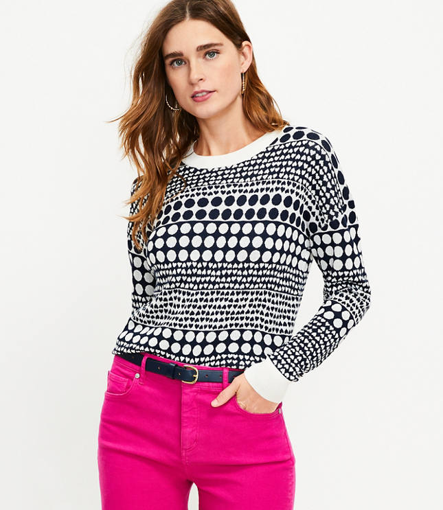 Heart Dot Sweater