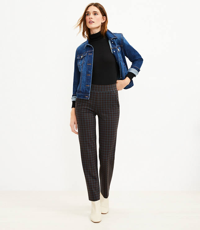 Pull-On Ponte Straight Pant