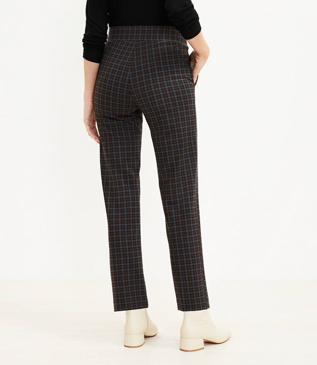 Ponte Pull On Straight Pants