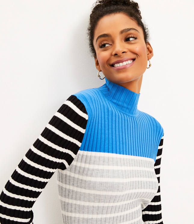 Striped Turtleneck Sweaters | Loft