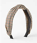 Houndstooth Top Knot Headband carousel Product Image 1
