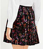 Floral Velvet Tiered Skirt carousel Product Image 3