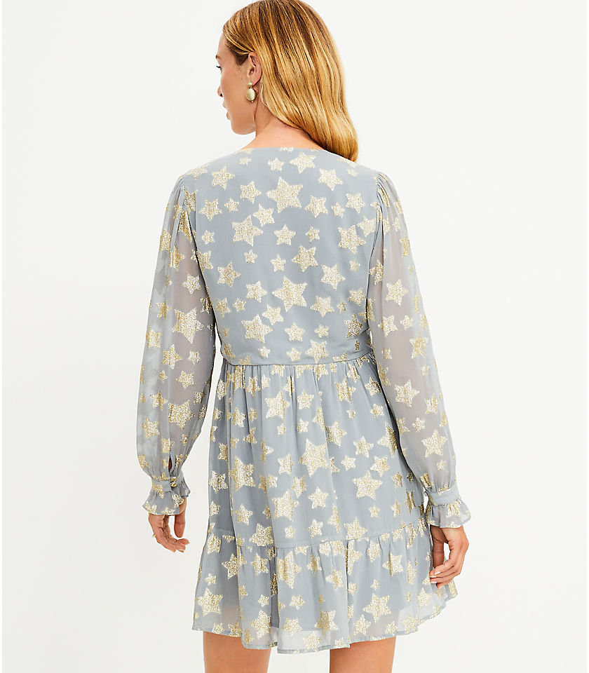 Shimmer Star Tiered Dress