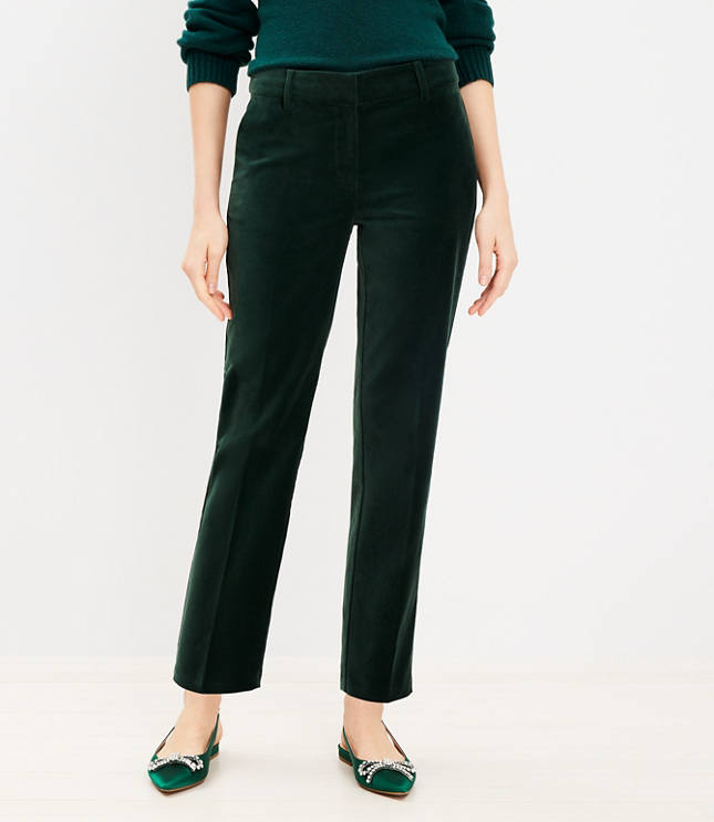 Riviera Slim Pants in Velvet