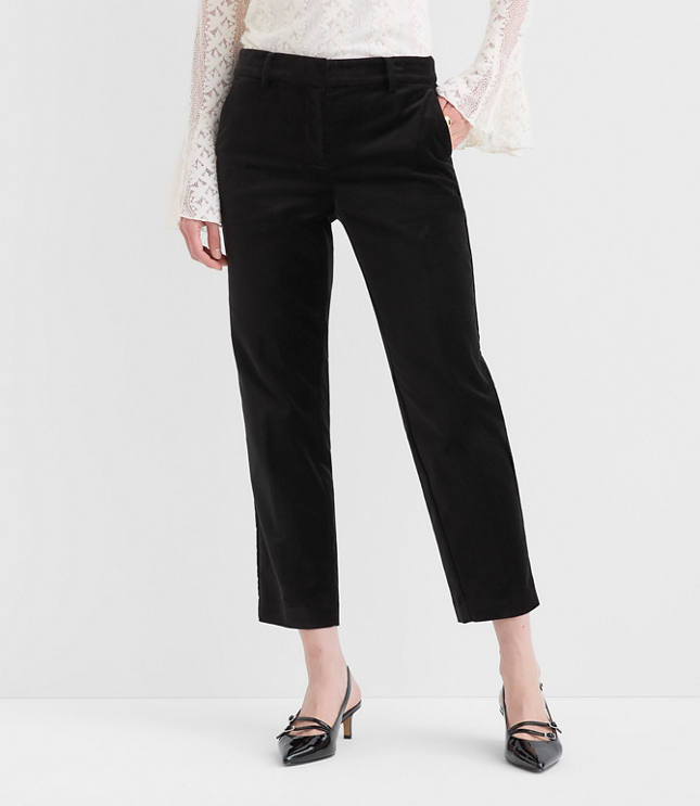 Riviera Slim Pants in Velvet