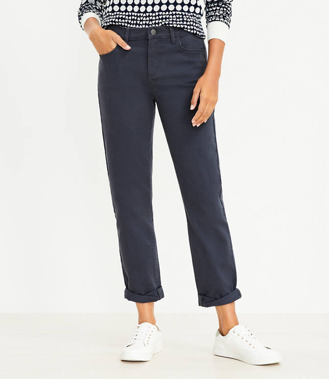 High Waisted Supersoft Twill Skinny Pant