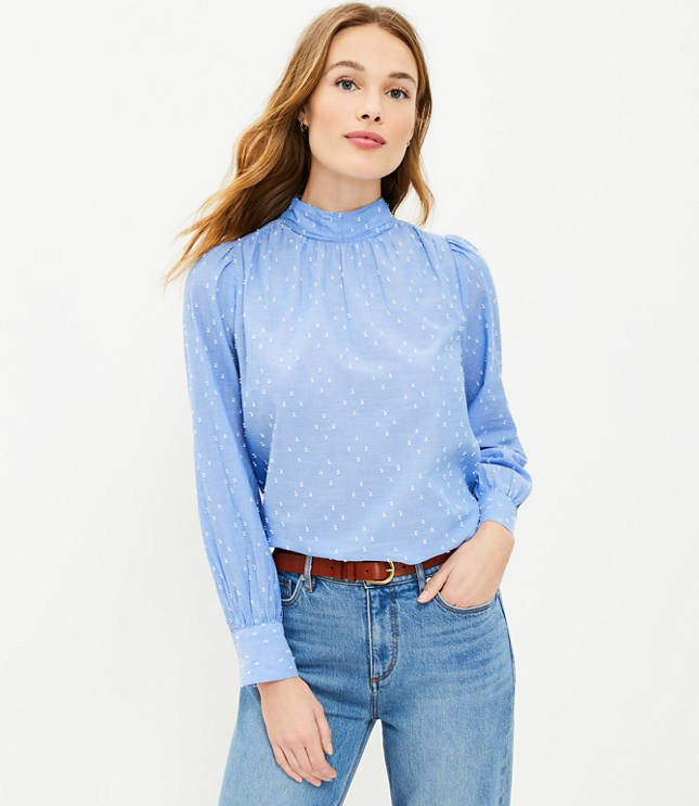 mock blouse