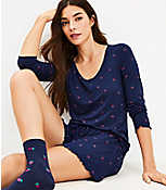 Raspberry Pajama Top carousel Product Image 2