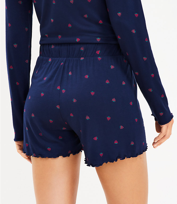 Raspberry Pajama Shorts image number 2