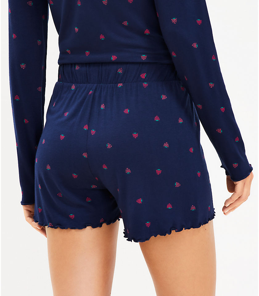 Raspberry Pajama Shorts