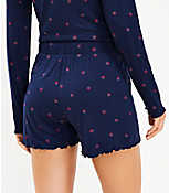 Raspberry Pajama Shorts carousel Product Image 3