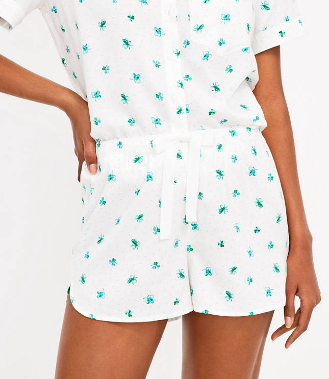 Shamrock Pajama Shorts